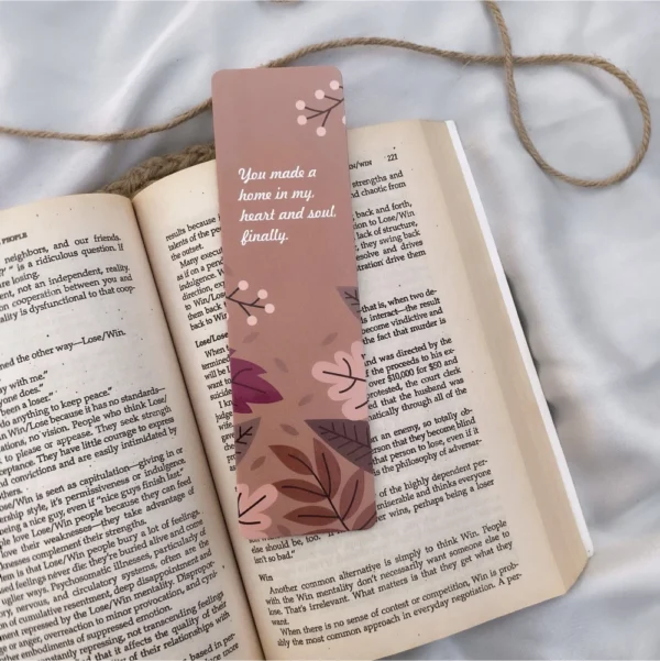 You Made a Home Bookmark